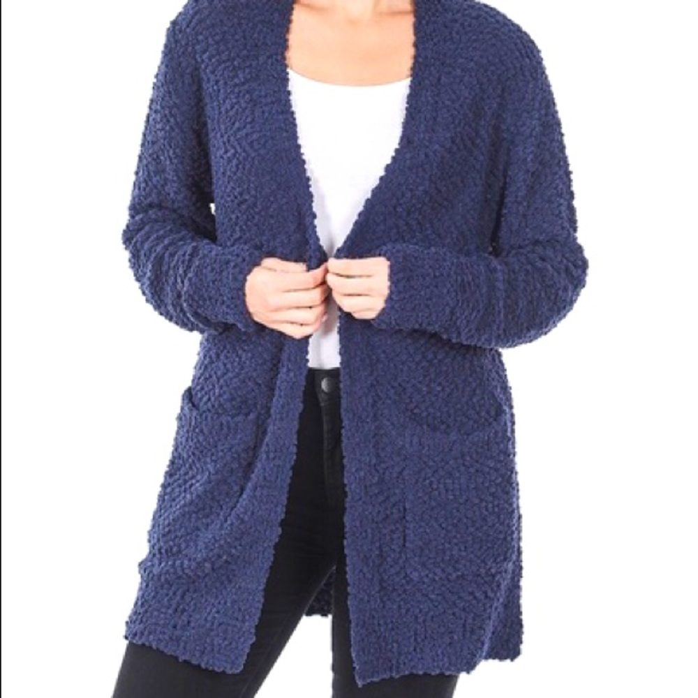 Zenana Popcorn Cardigan